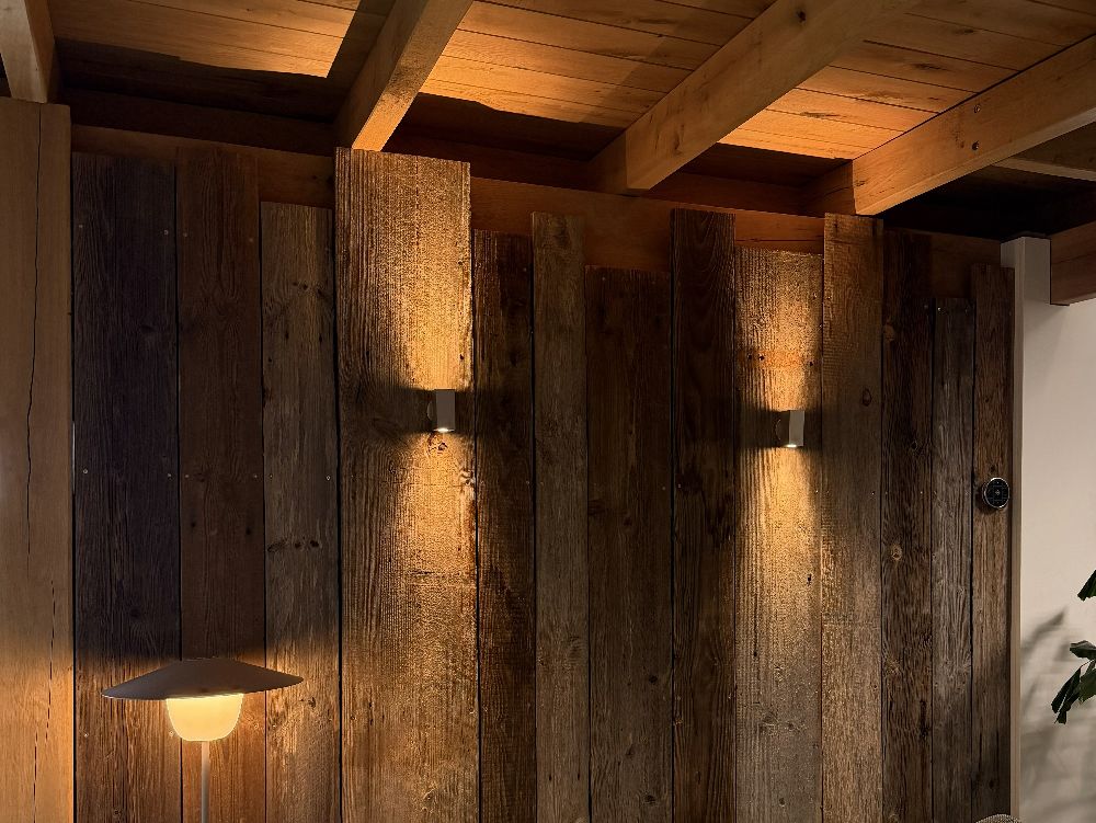Barnwood overkapping